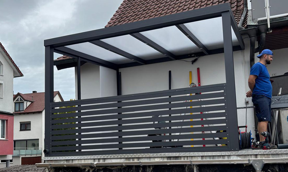 Balkon-Überdachung Produkt von Berg Überdachungen