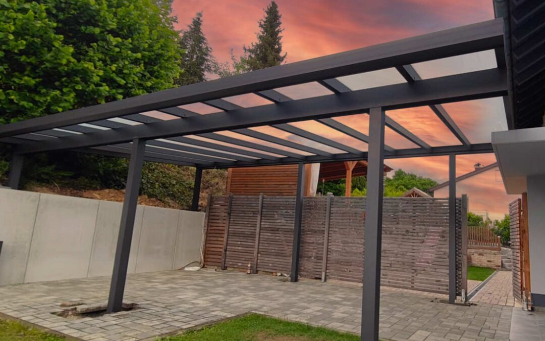 Terrassenüberdachung Eggingen aus Aluminium & Glas