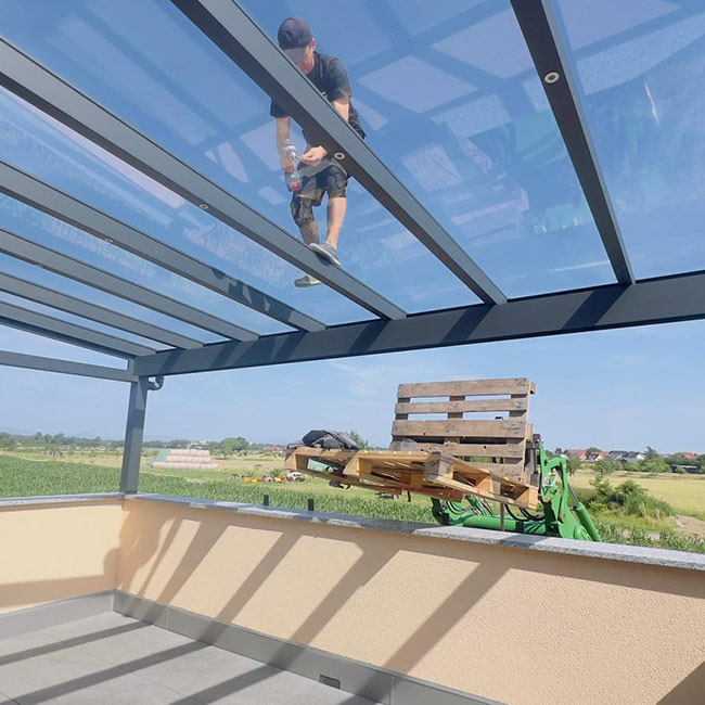 Balkon Überdachung in Wyhl 2