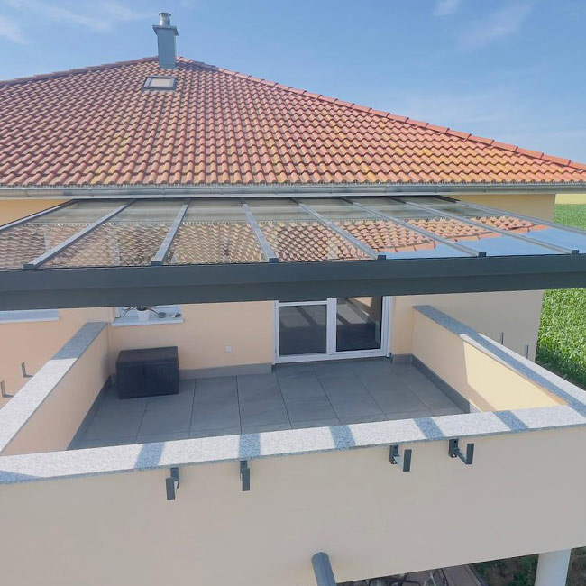 Balkon Überdachung in Wyhl 4