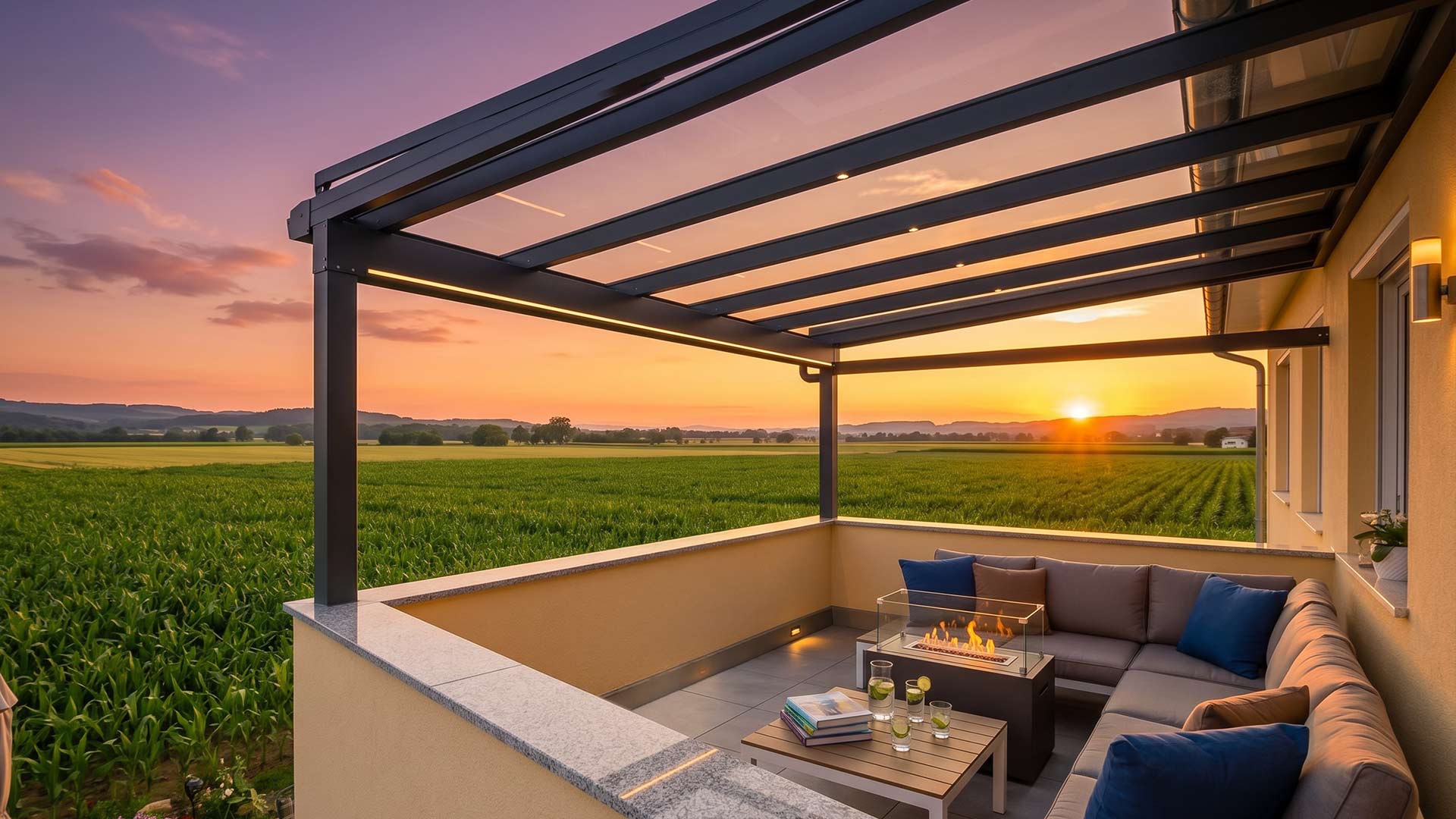 Balkon Überdachung in Wyhl