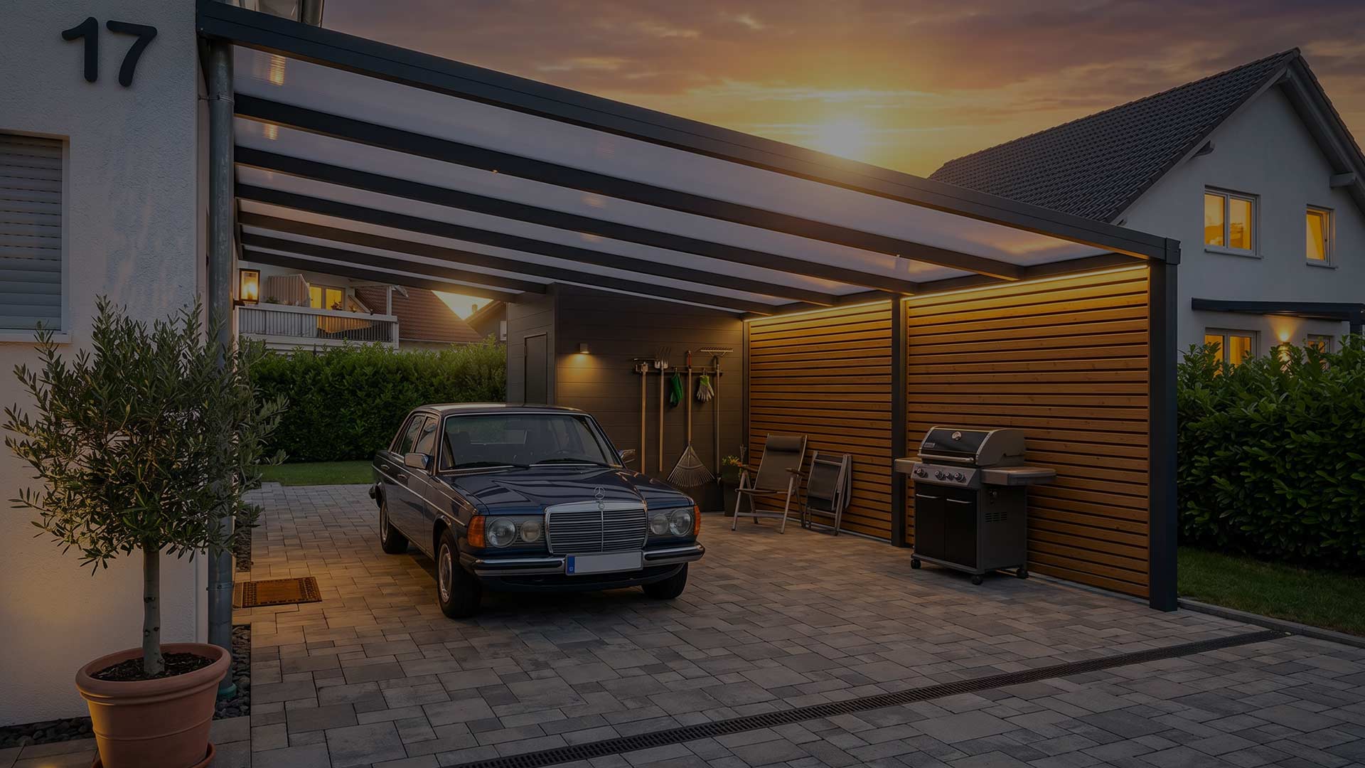 Carport mit Schuppen in Pfalzgrafenweiler