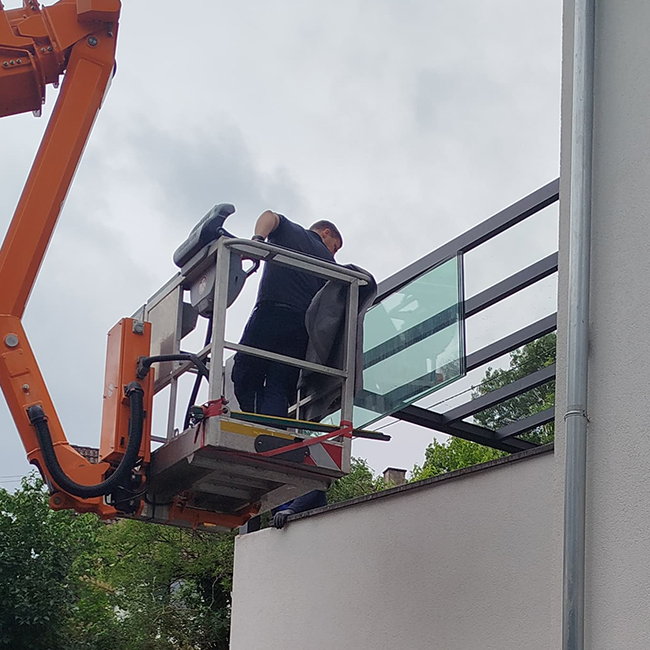 Ehrenkirchen Bau einer Balkon Überdachung 1 Ehrenkirchen Bau einer Balkon Überdachung 1