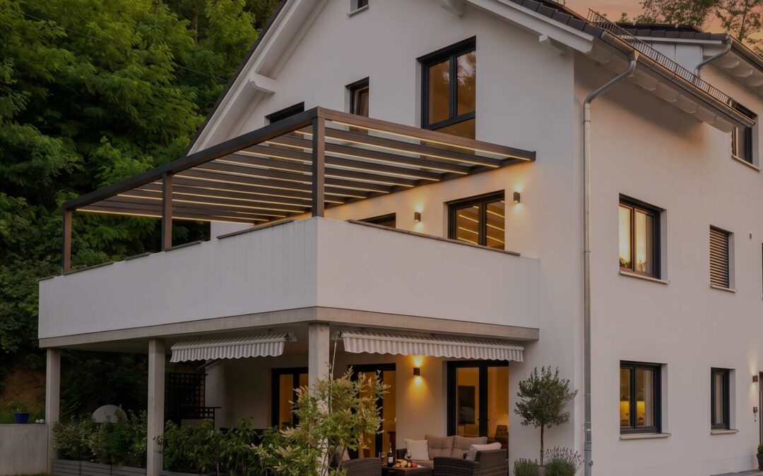 Balkon-Überdachung in Ehrenkirchen