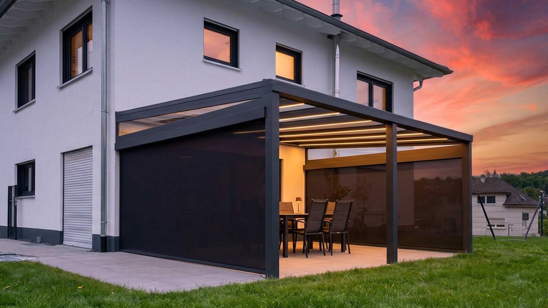Jungingen Terrassenüberdachung 3