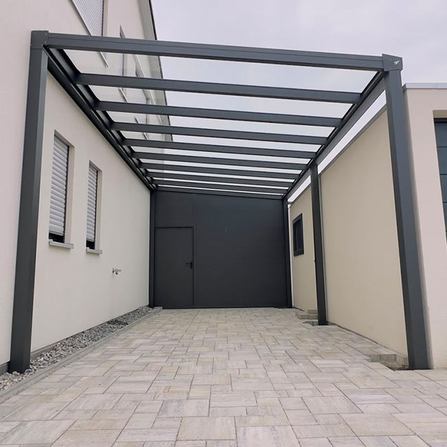 Carport mit Rückwand in Kenzingen 2