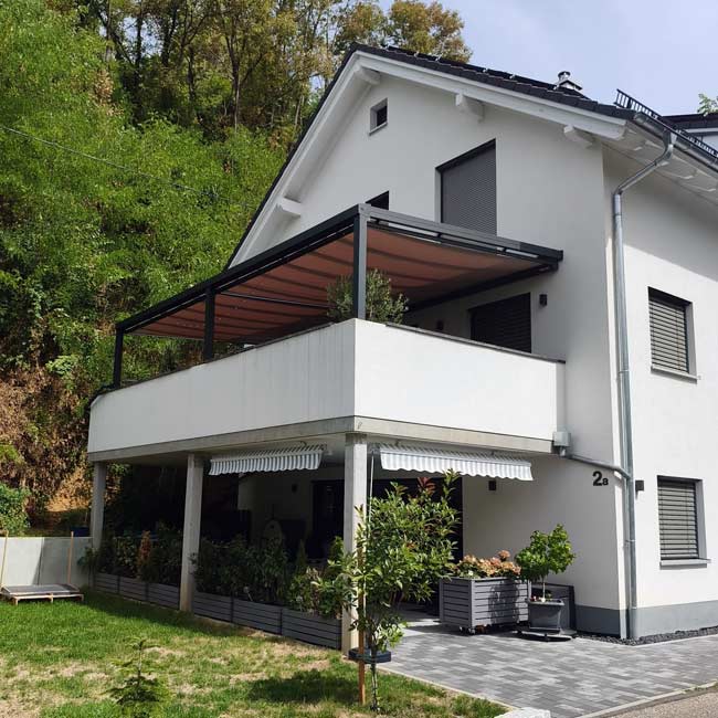 Ehrenkirchen Bau einer Balkon Ueberdachung Nachtrag